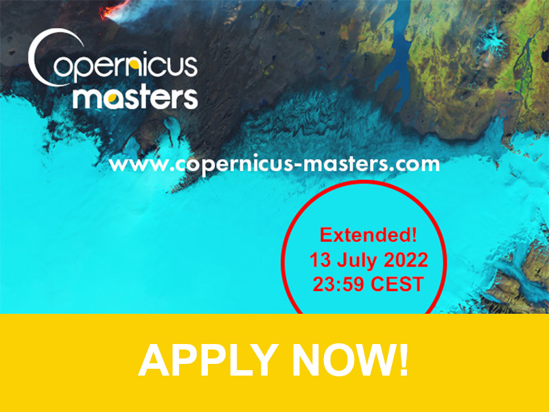 Copernicus Masters submission deadline extended